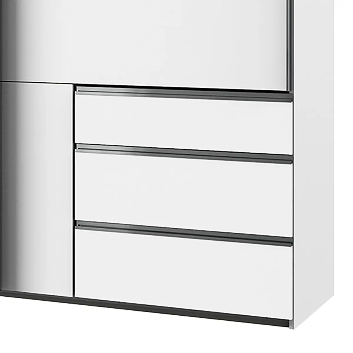 Schwebetürenschrank Level 36 C | Mehrfarbig