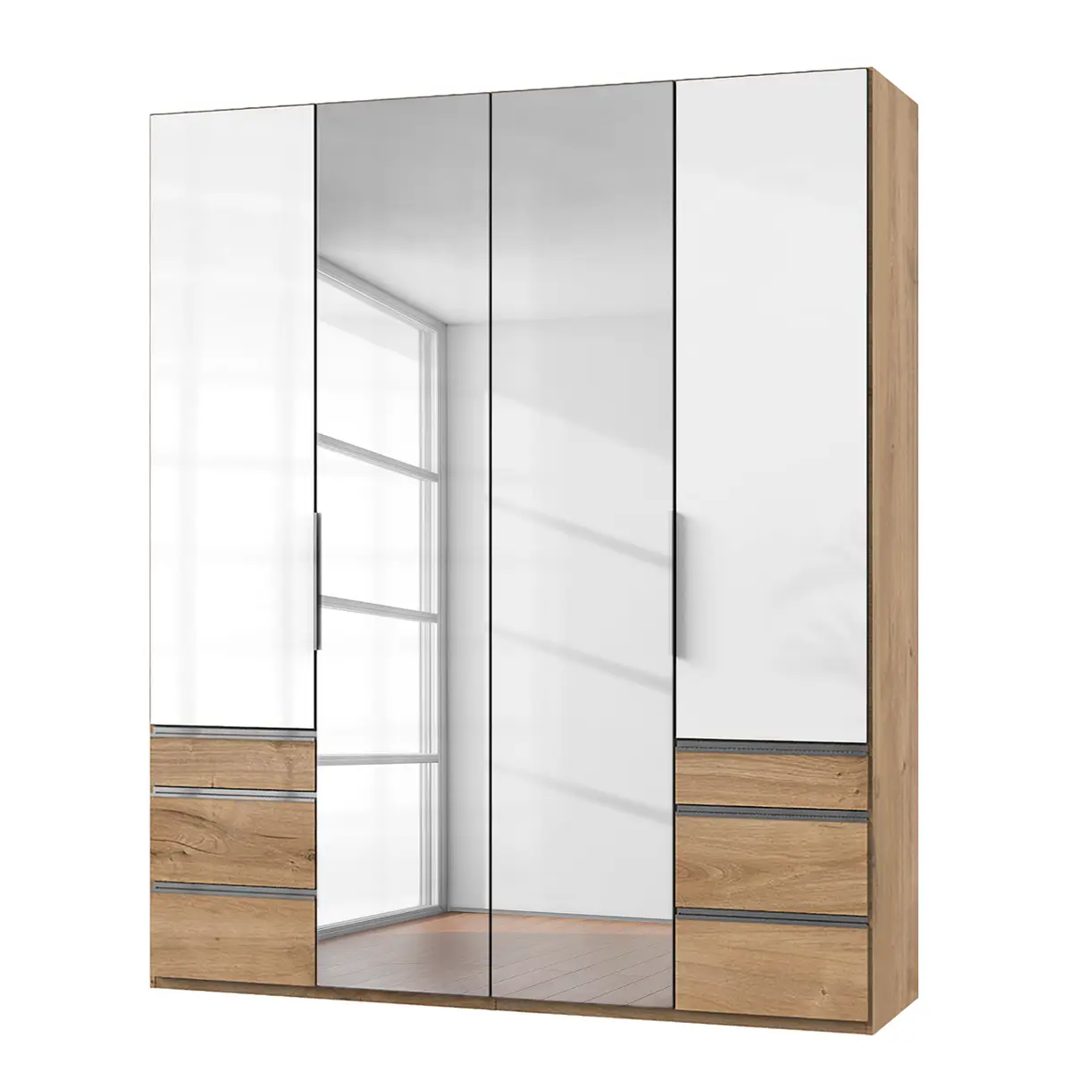 Drehtürenschrank Level 36 C | Braun