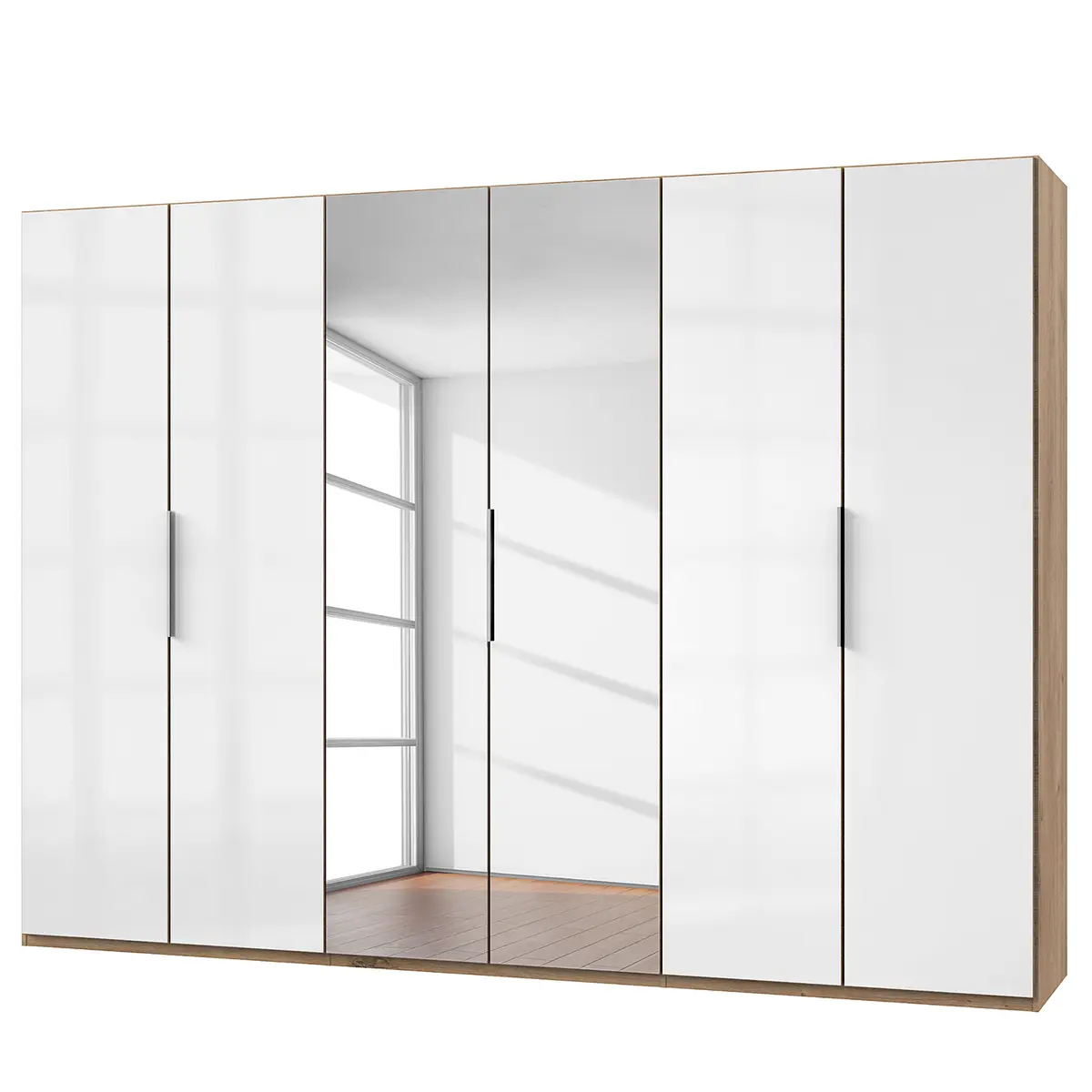 Drehtürenschrank Level 36 C | Weiß
