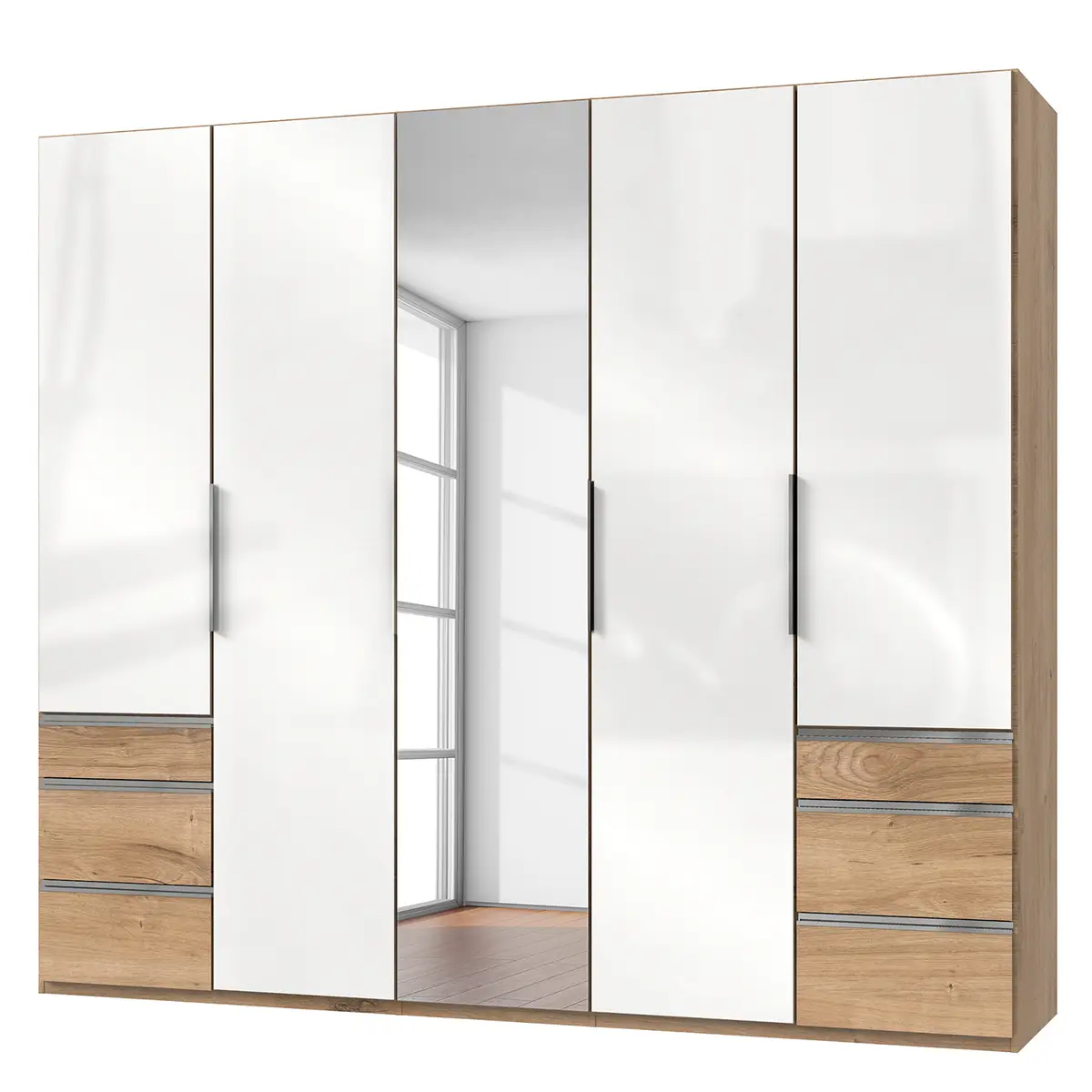 Drehtürenschrank Level 36 C | Braun