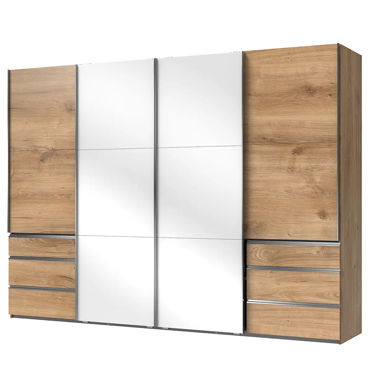 Schwebetürenschrank Level 36 C | Braun