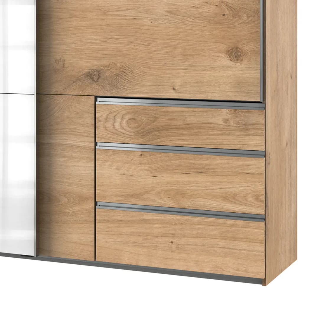 Schwebetürenschrank Level 36 C | Braun