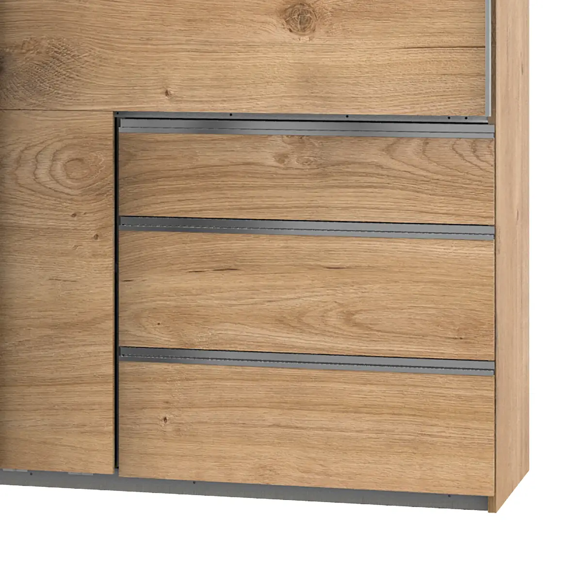 Schwebetürenschrank Level 36 C | Braun