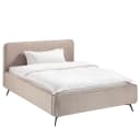 Polsterbett KARELIA 160 x 200cm Samt Ravi Beige | Beige