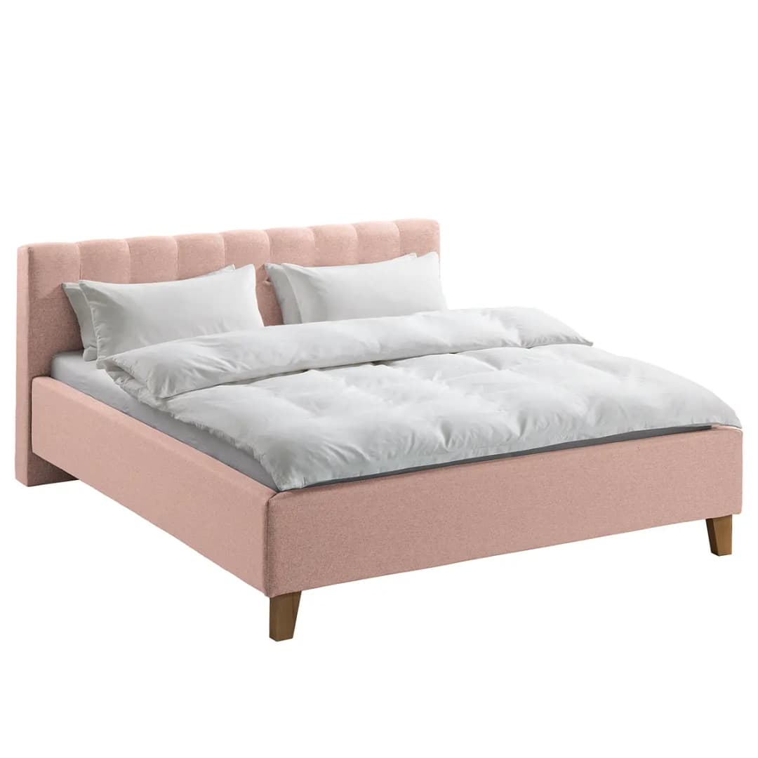 Polsterbett Woodlake I | Rosa