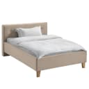 Polsterbett Woodlake II 160 x 200cm Samt Ravi / Beige | Beige