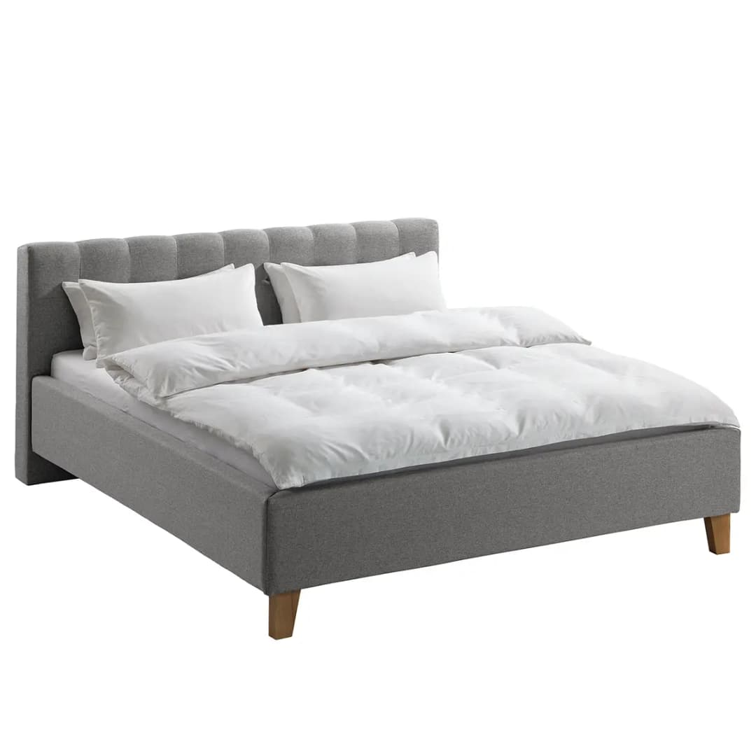 Polsterbett Woodlake I | Grau