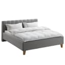 Polsterbett Woodlake I | Grau
