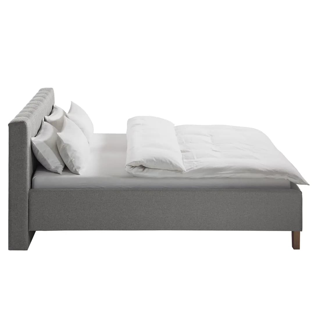 Polsterbett Woodlake I | Grau
