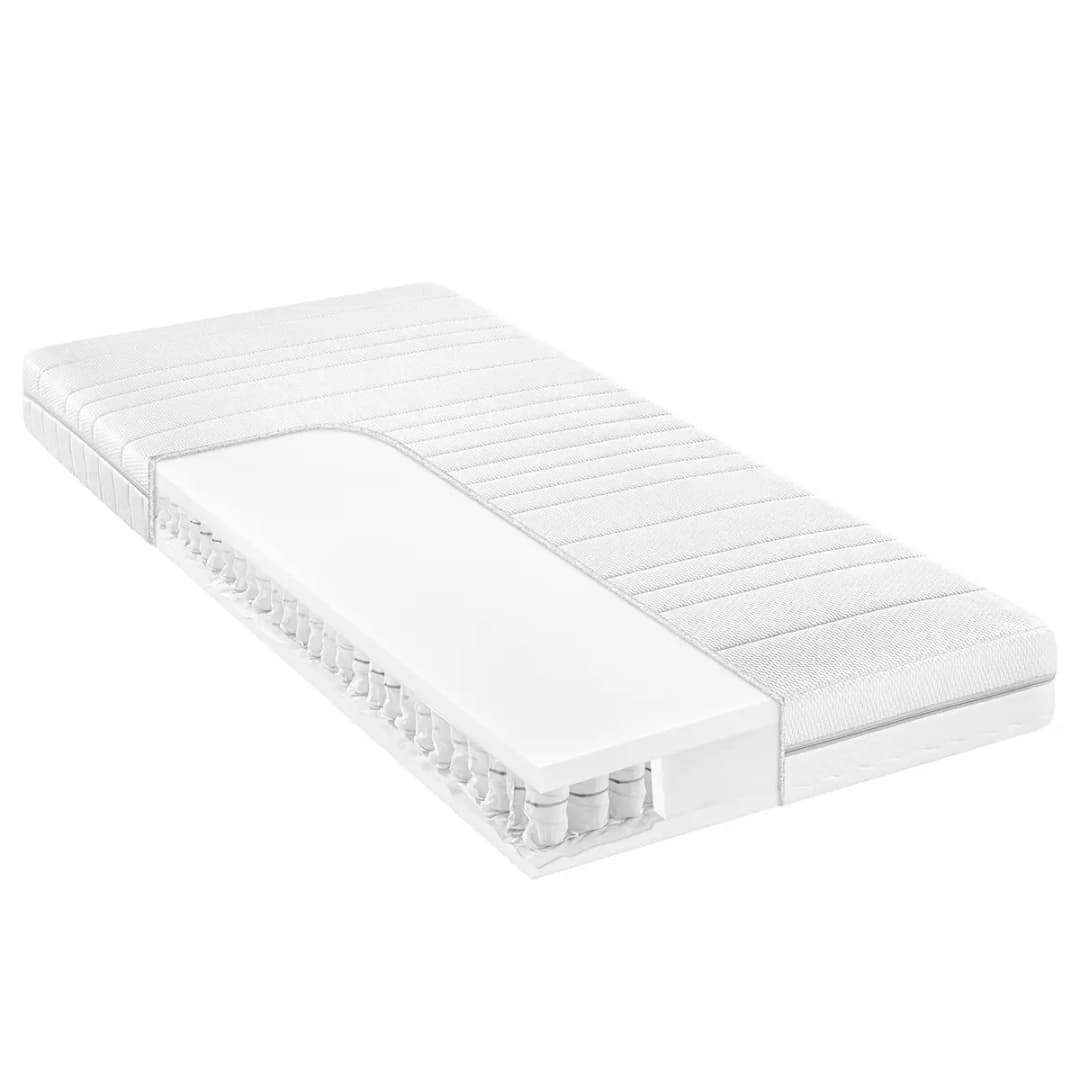 Taschenfederkernmatratze Premium Vital 80 x 200cm H3 Jersey