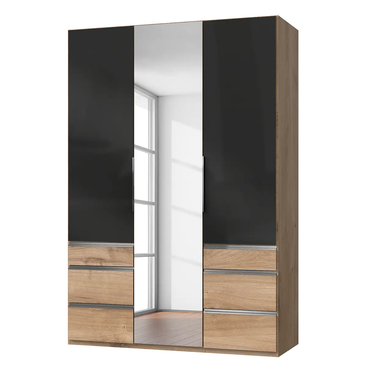 Drehtürenschrank Level 36 C | Holztöne