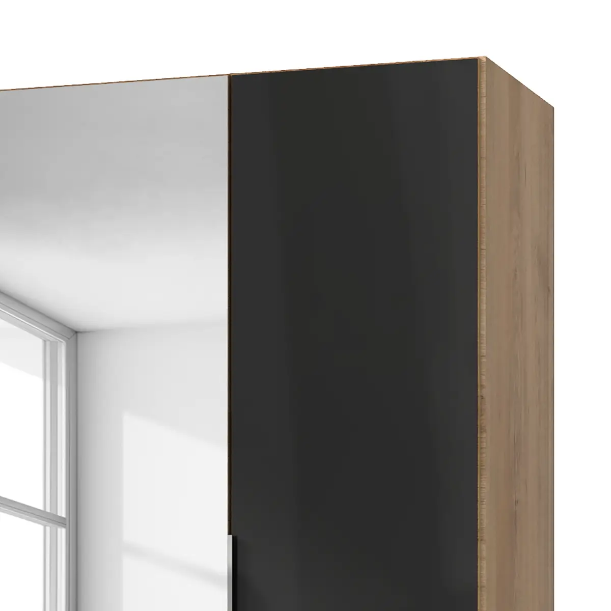 Drehtürenschrank Level 36 C | Holztöne