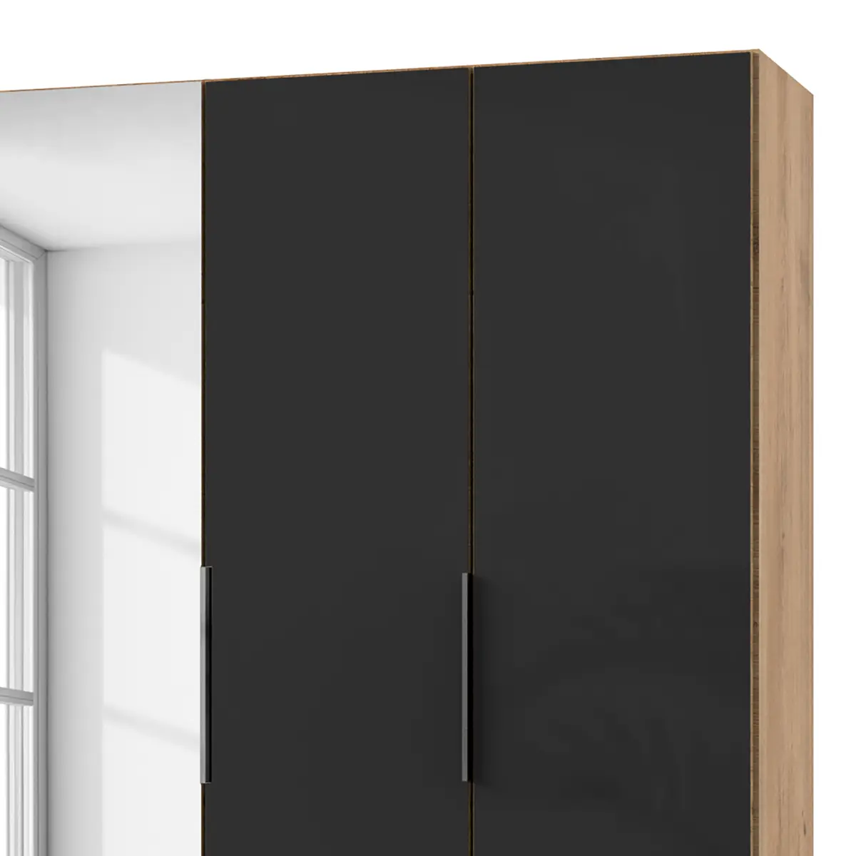 Drehtürenschrank Level 36 C | Holztöne