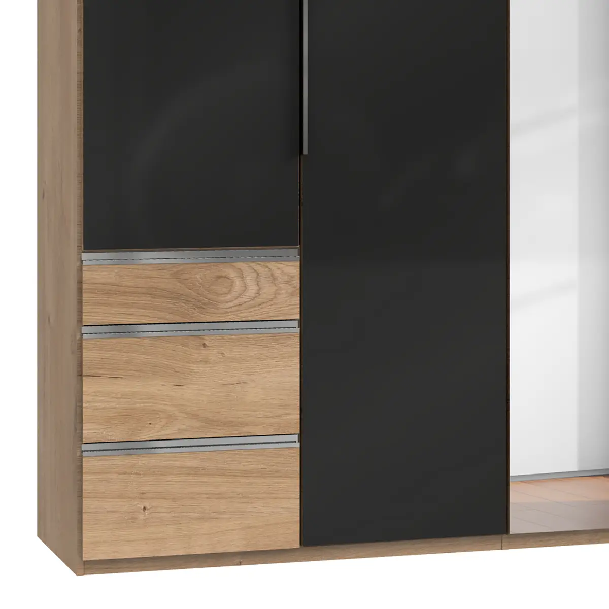 Drehtürenschrank Level 36 C | Holztöne