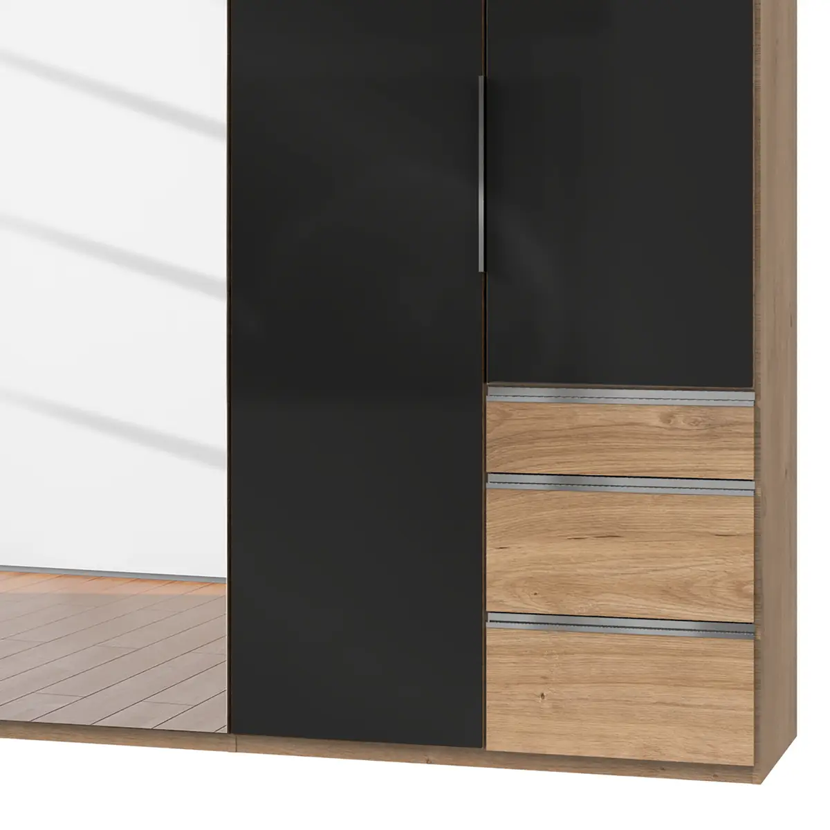 Drehtürenschrank Level 36 C | Holztöne