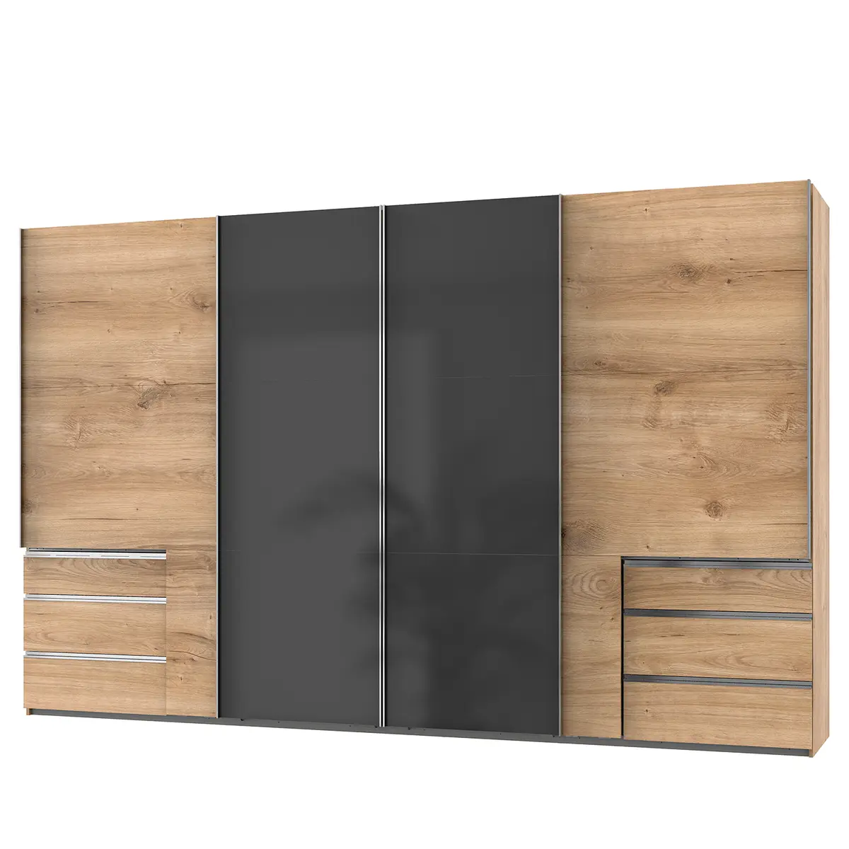 Schwebetürenschrank Level 36 C | Braun