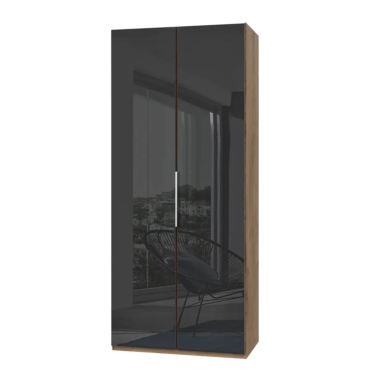 Drehtürenschrank Level 36 C | Braun