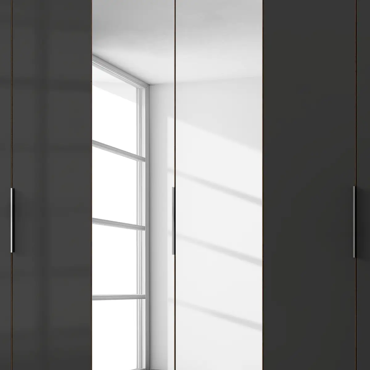 Drehtürenschrank Level 36 C | Braun
