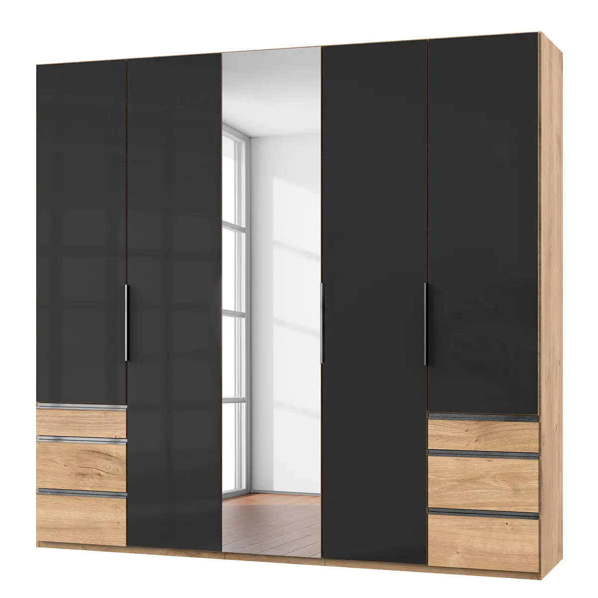 Drehtürenschrank Level 36 C | Braun