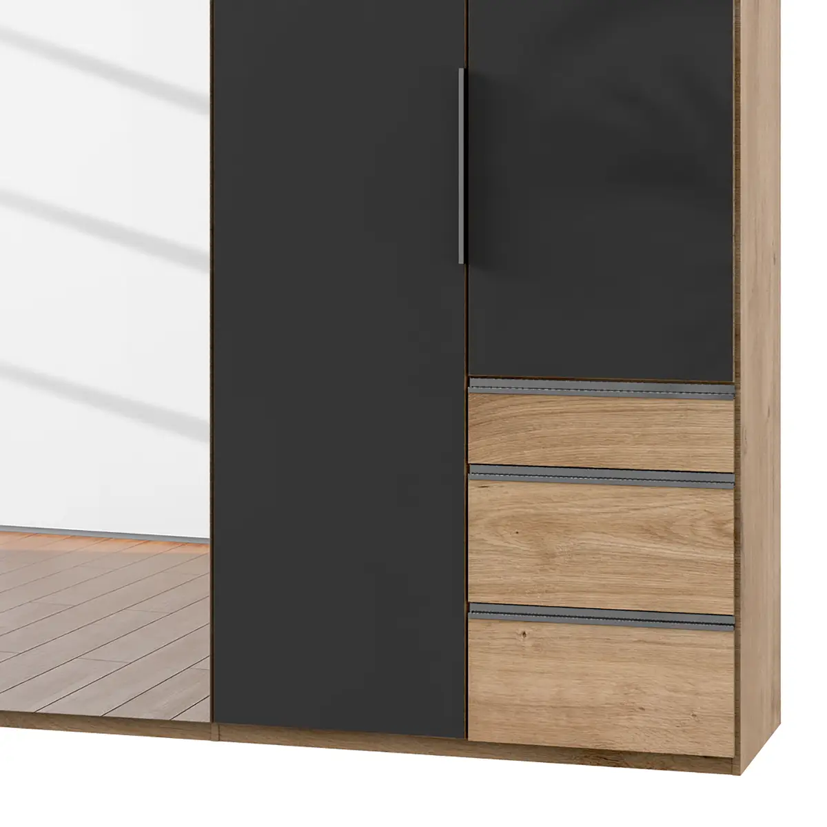 Drehtürenschrank Level 36 C | Holztöne