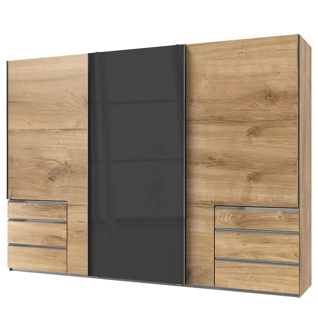 Schwebetürenschrank Level 36 C | Braun