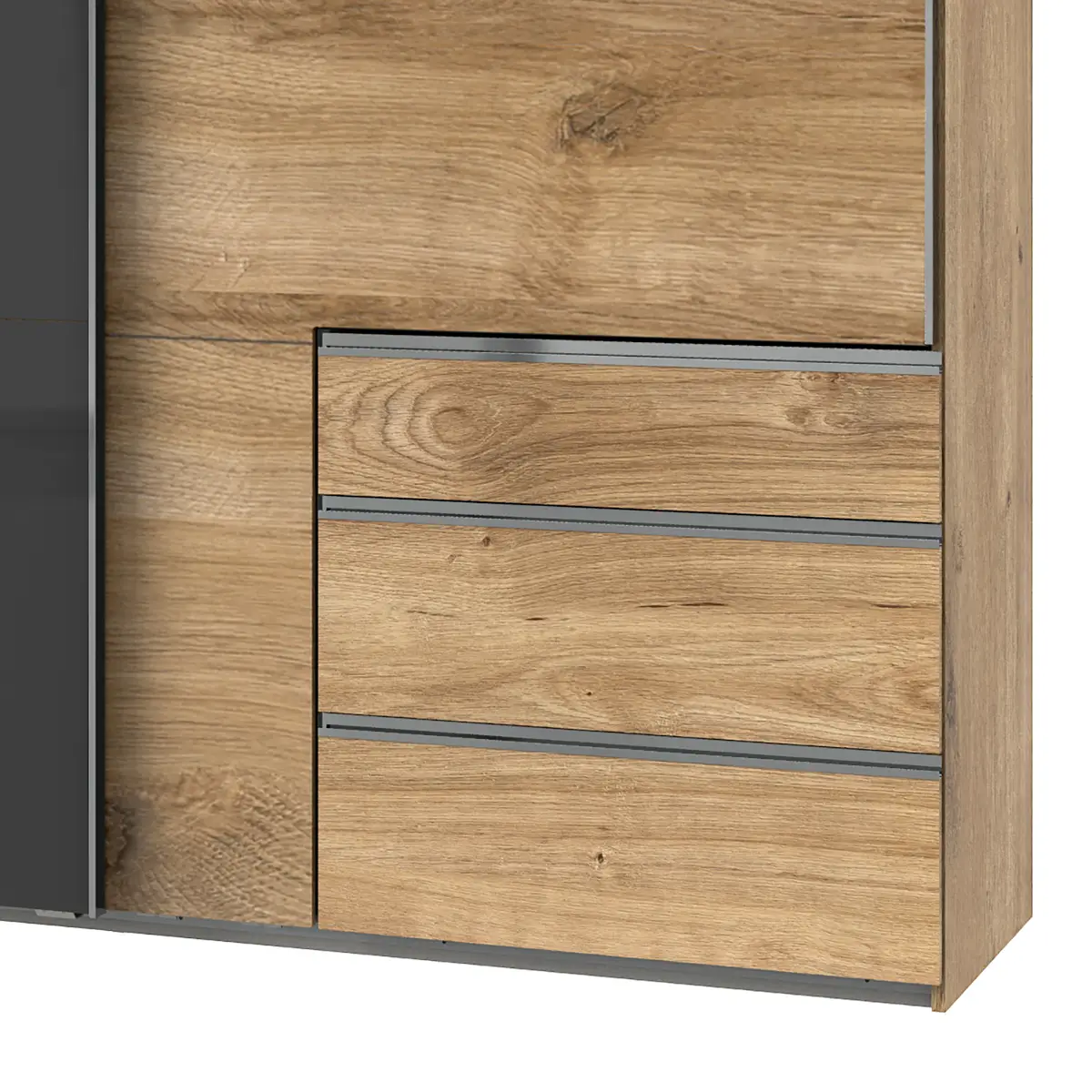 Schwebetürenschrank Level 36 C | Braun