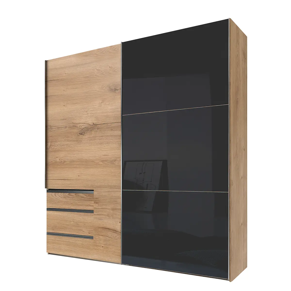 Schwebetürenschrank Level 36 C | Braun