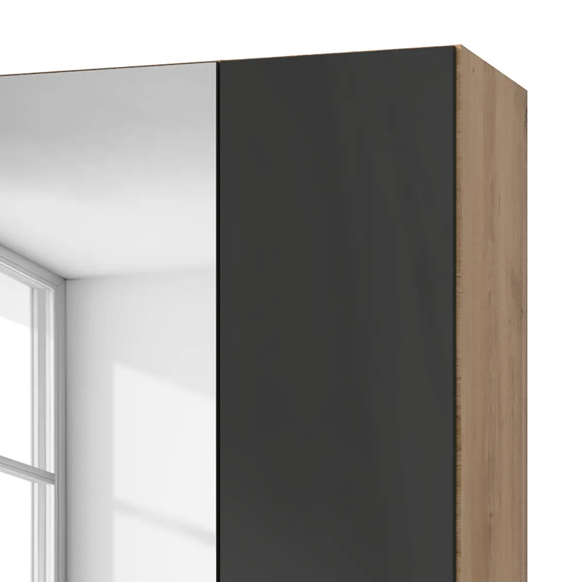 Drehtürenschrank Level 36 C | Holztöne