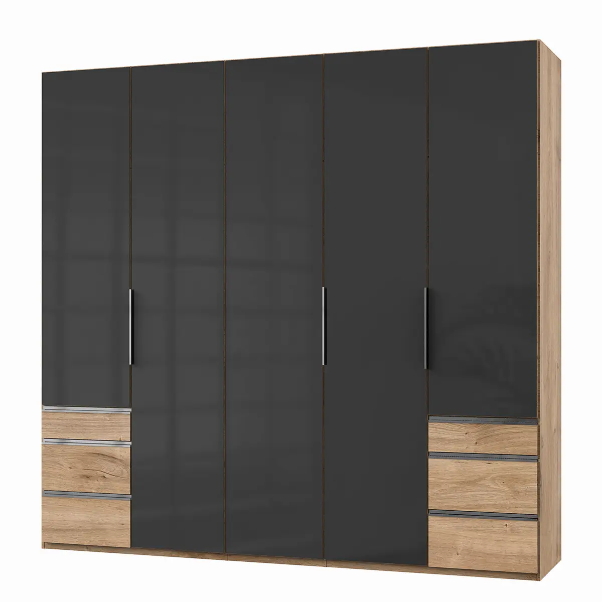 Drehtürenschrank Level 36 C | Holztöne