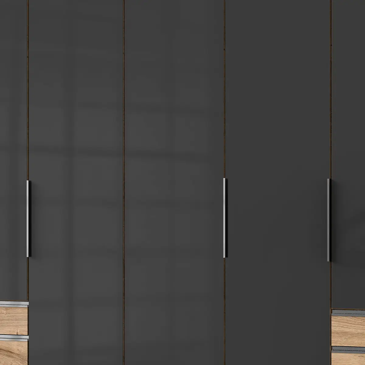 Drehtürenschrank Level 36 C | Holztöne
