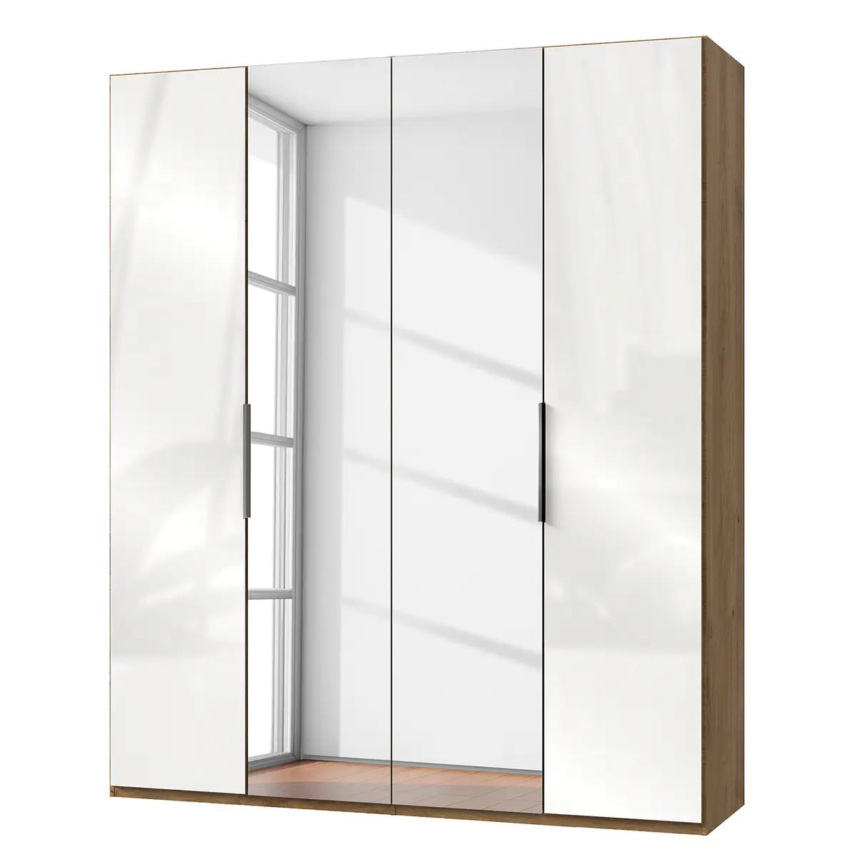 Drehtürenschrank Level 36 C | Weiß