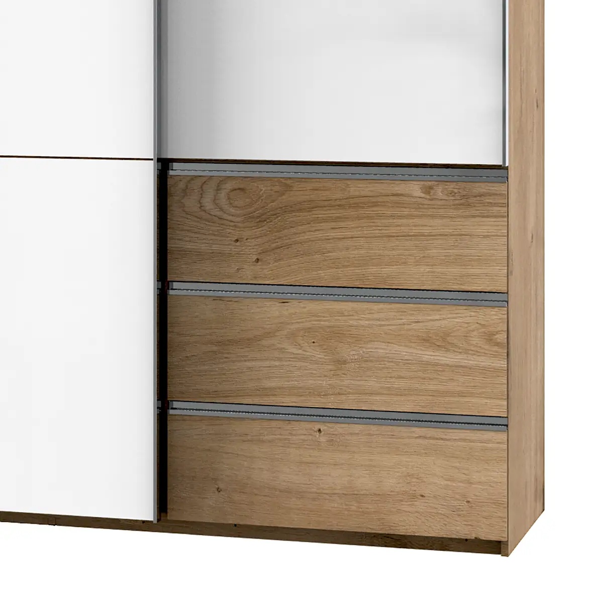 Schwebetürenschrank Level 36 C | Braun