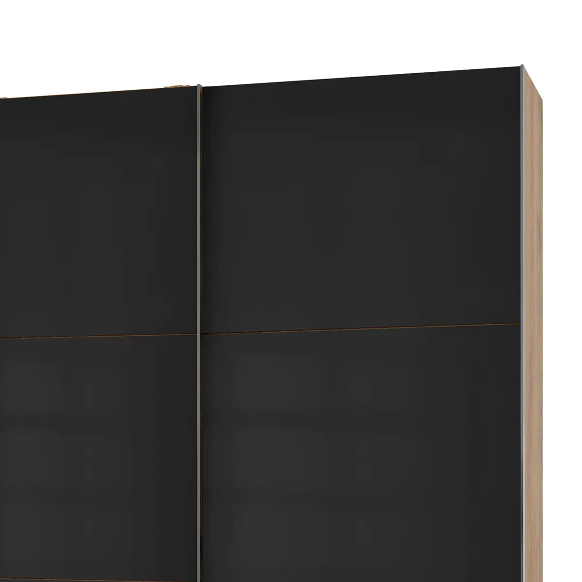 Schwebetürenschrank Level 36 C 350 x 236cm Hochglanz | Grau