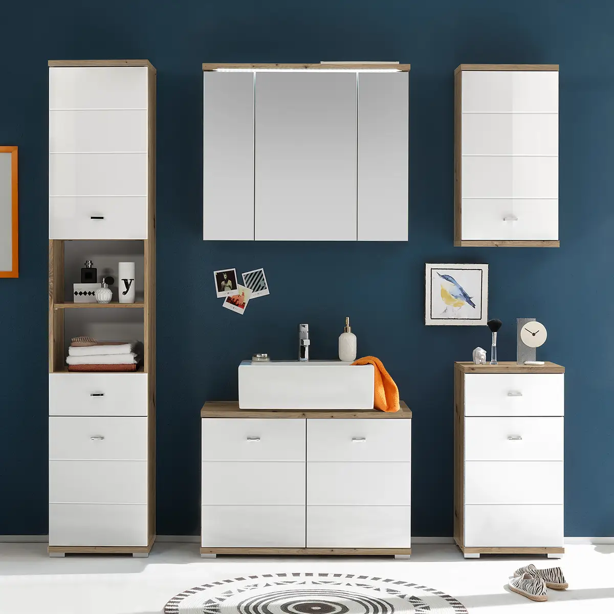 Hochschrank | Mehrfarbig