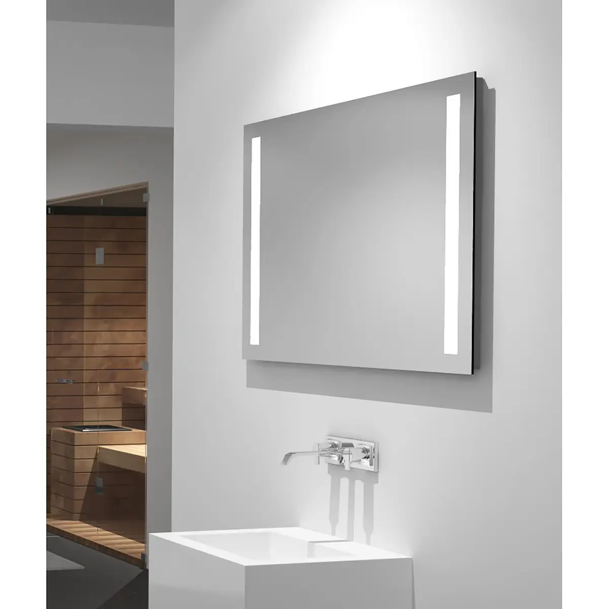 Spiegel Light | Silber