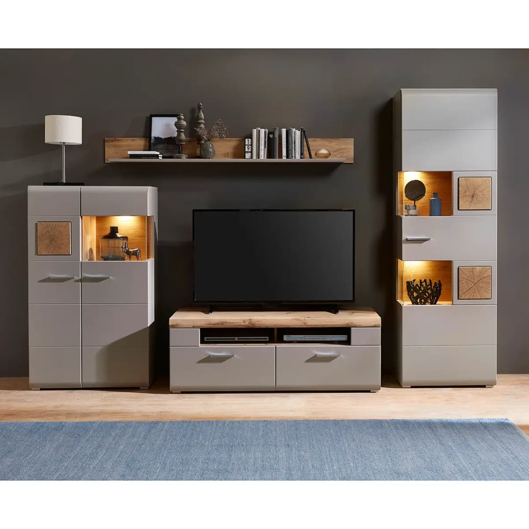 Highboard | Grau