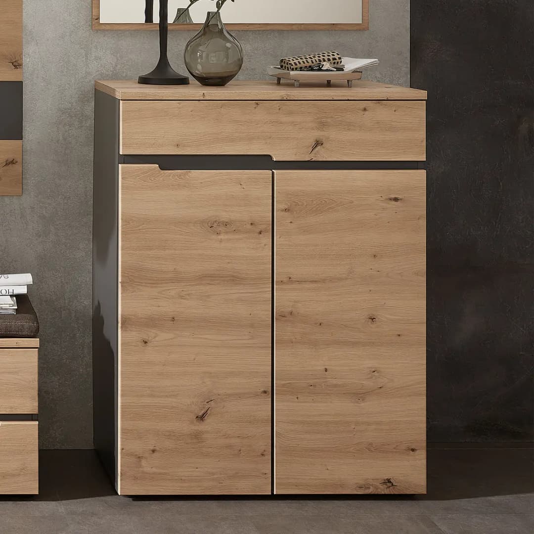 Schuhkommode 80 cm | Holztöne