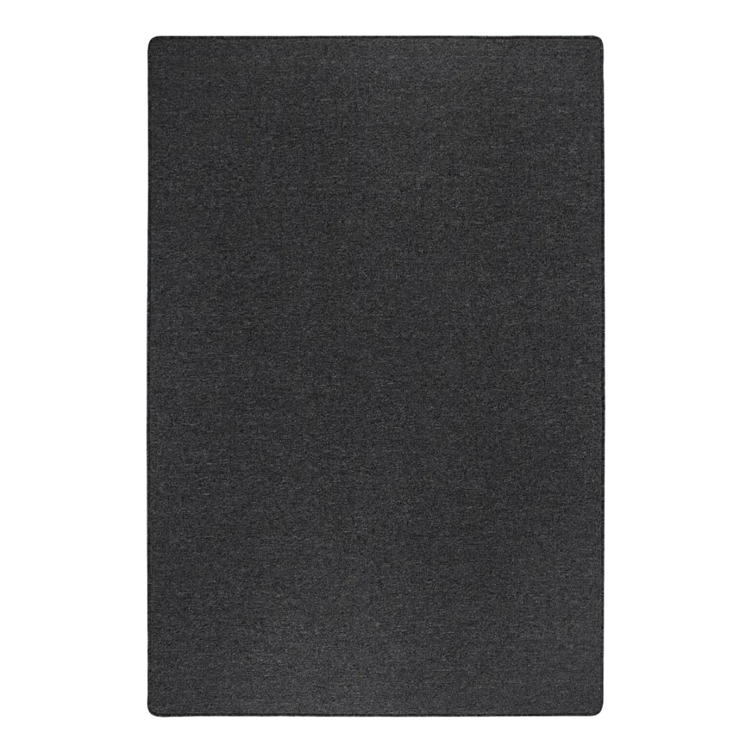 Kurzflorteppich Grotone I Grau/Anthrazit 67 x 140cm Webstoff