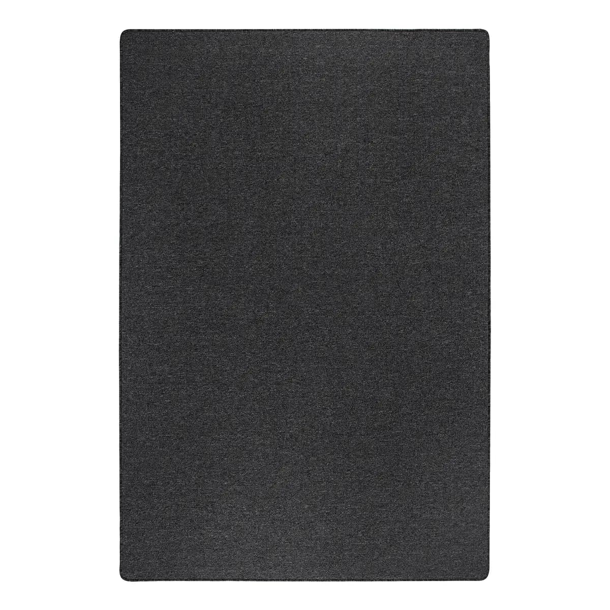 Kurzflorteppich Grotone I Grau/Anthrazit 67 x 140cm Webstoff