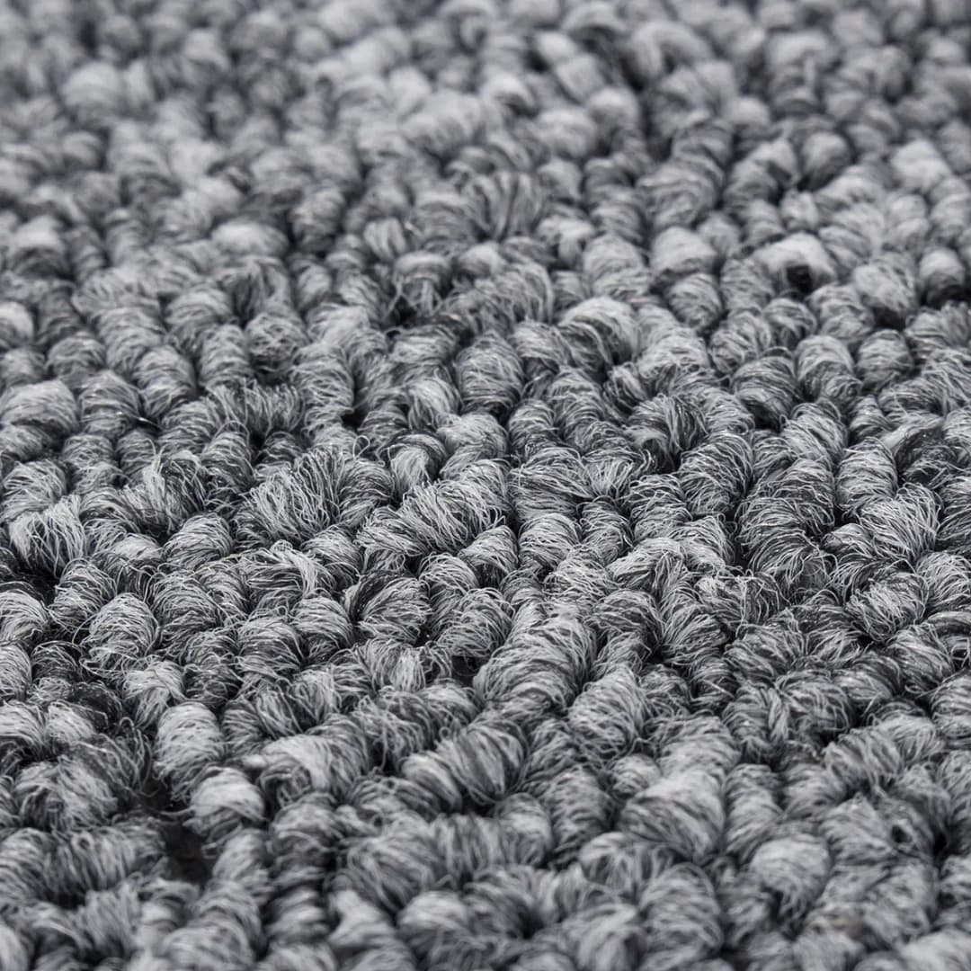 Kurzflorteppich Grotone I Grau/Grau 200 x 290cm Webstoff | Grau