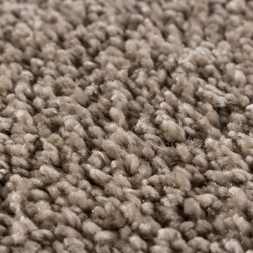 Hochflorteppich Fondi 67 x 140cm Grau/Taupe | Grau