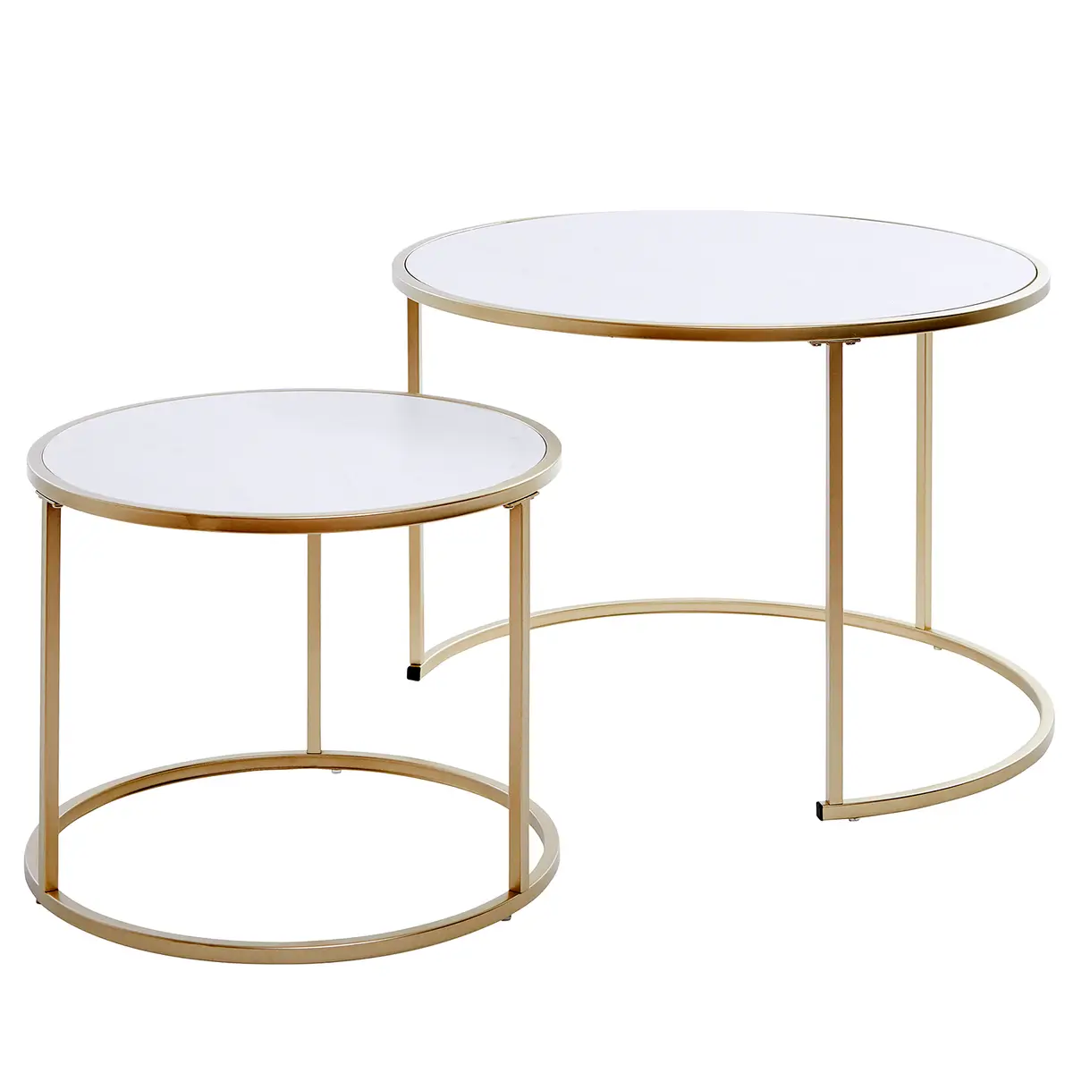 Couchtisch Sol II 2er-Set | Gold