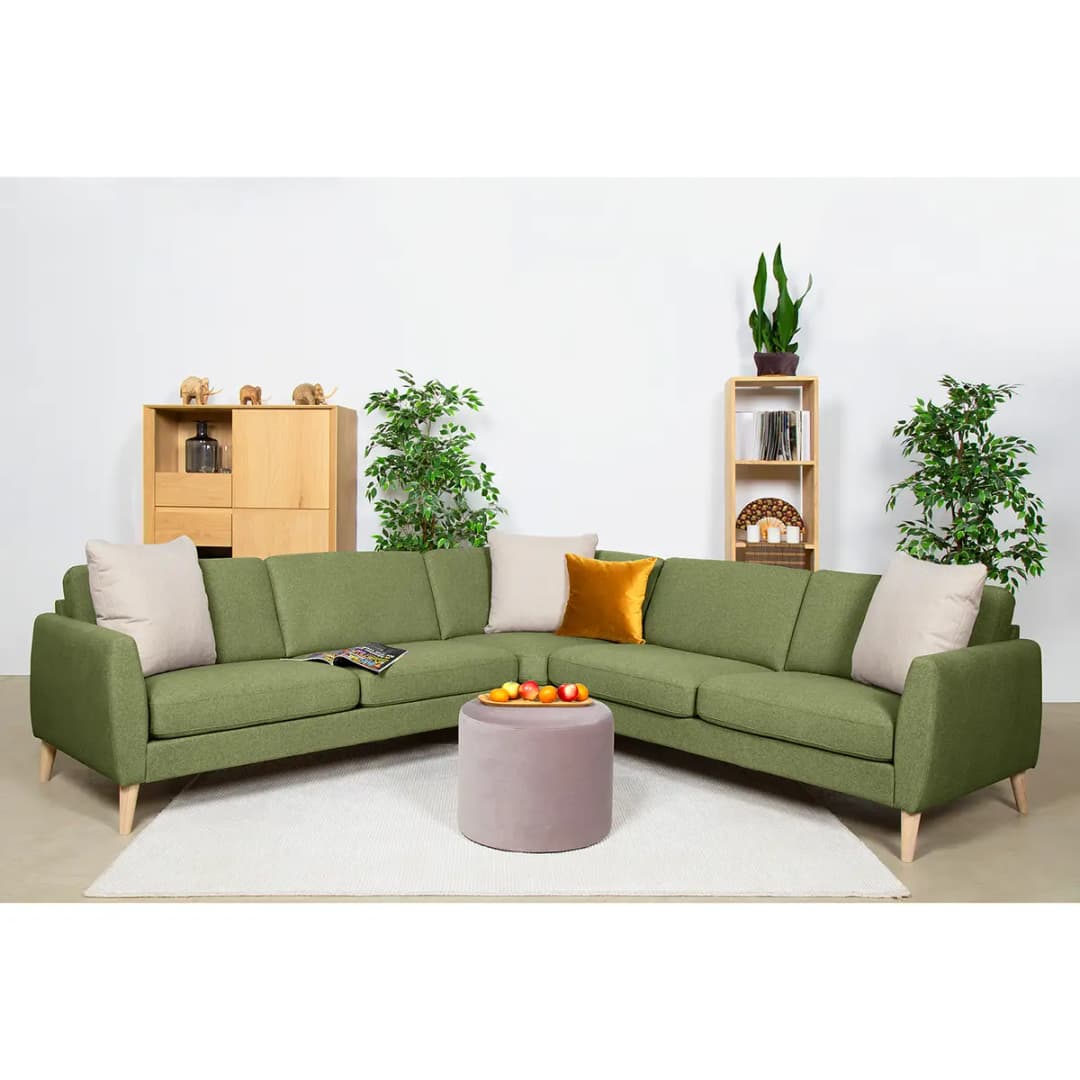 Ecksofa Kustavi | Grün