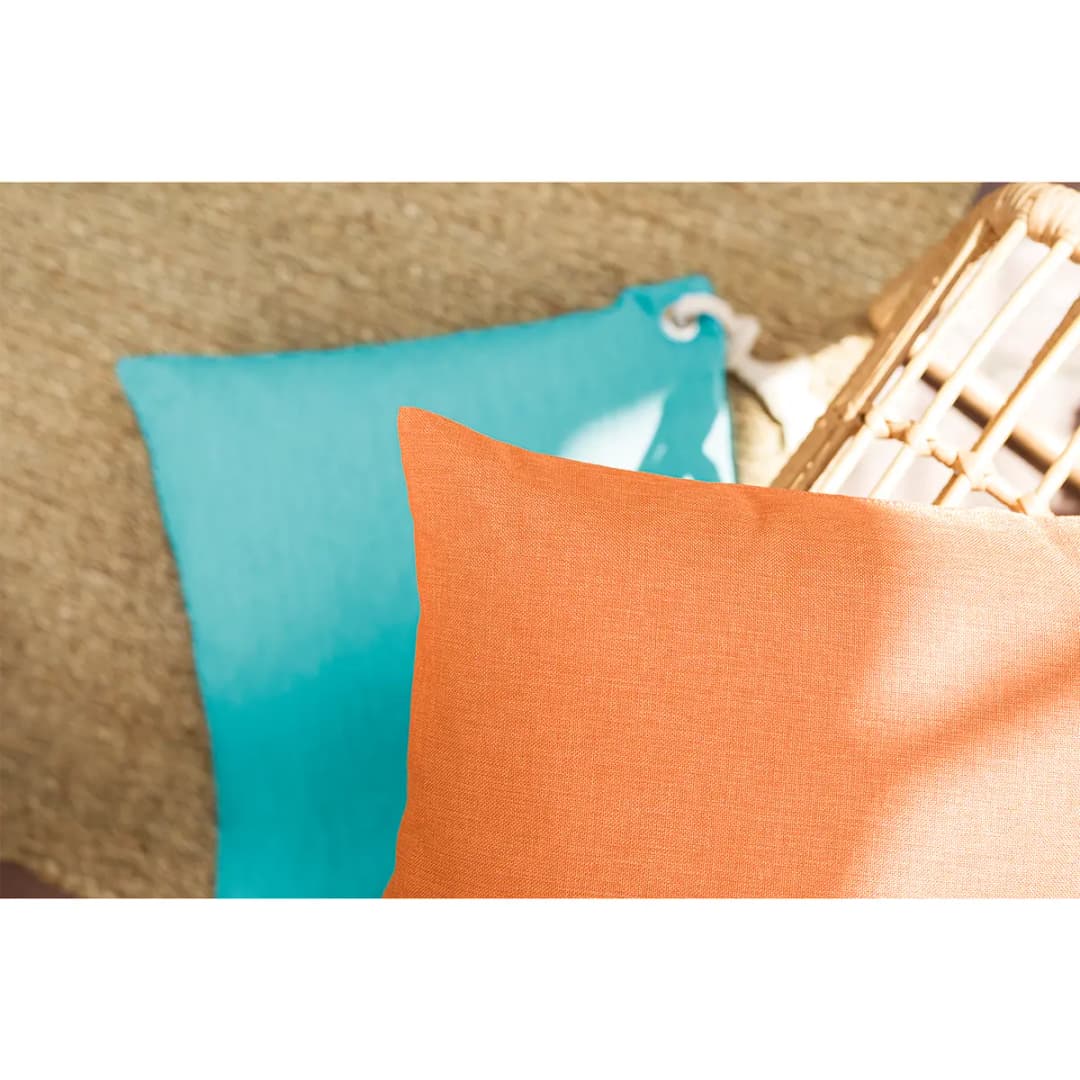 Kissenhülle Capri Orange/Orange 50 x 30cm | Orange