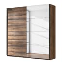 Schwebetürenschrank Salton 221cm Kernnussbaum | Holztöne