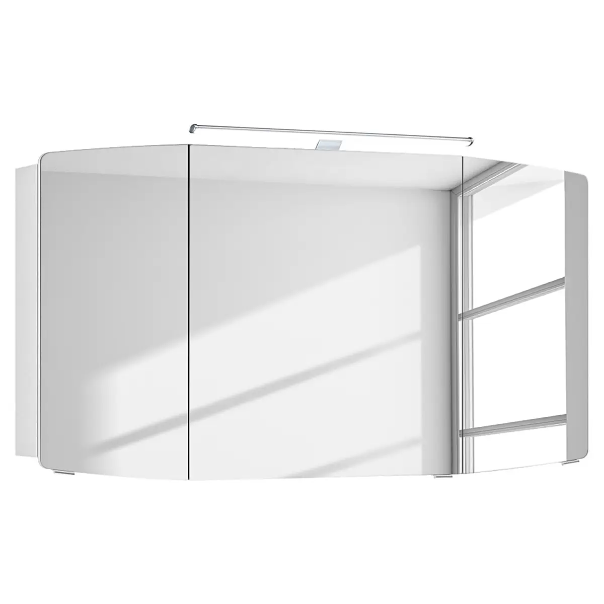 Spiegelschrank Cassca 120cm | Weiß