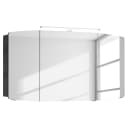 Spiegelschrank Cassca 120cm Grau/Graphit | Grau