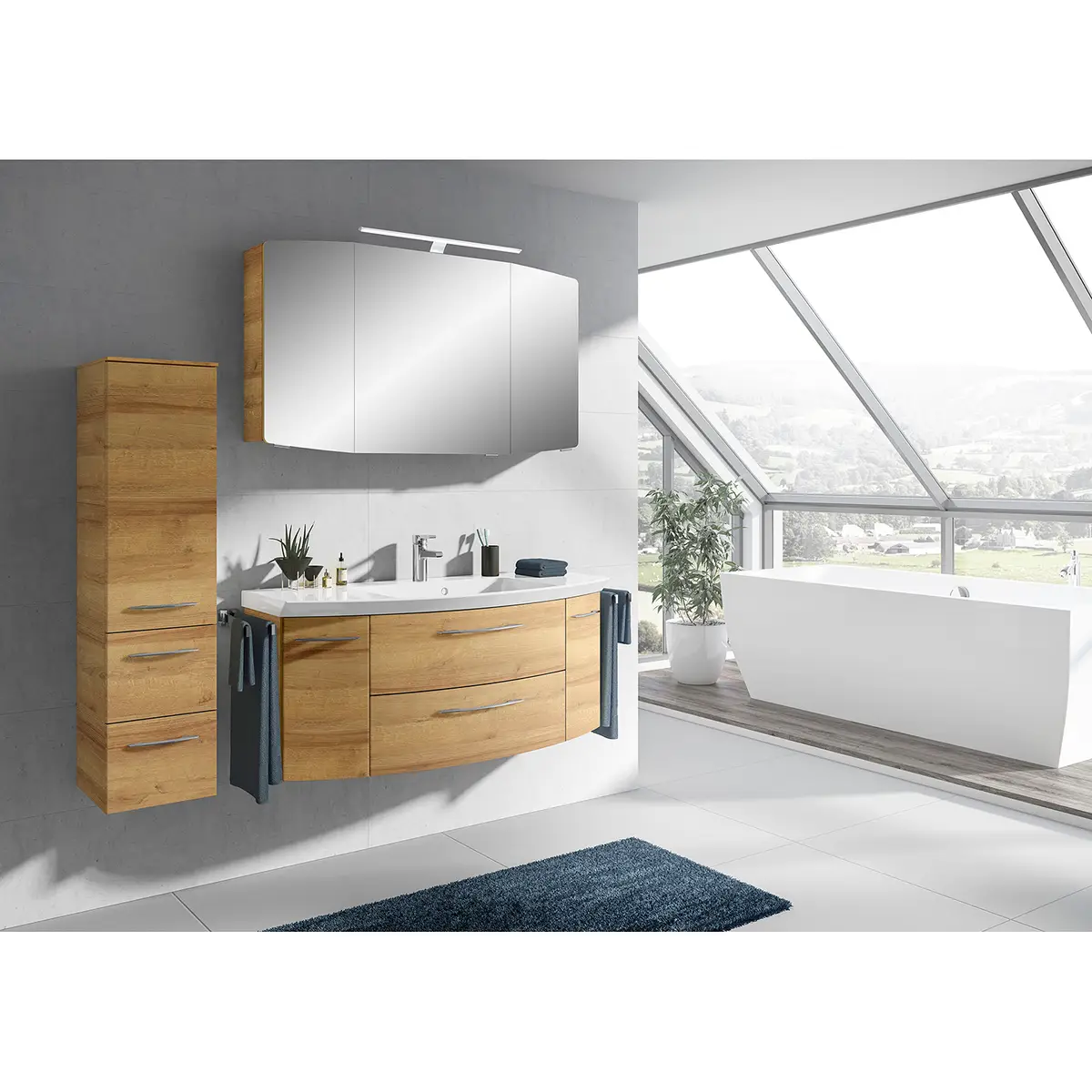 Badezimmerset Cassca VII | Braun