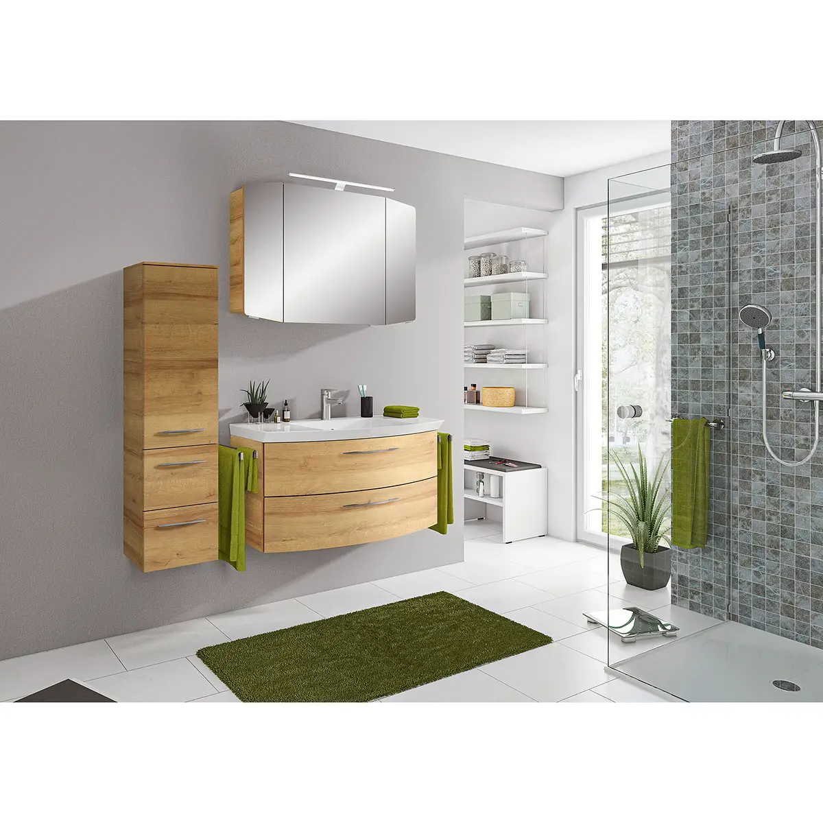 Badezimmerset Cassca III | Braun