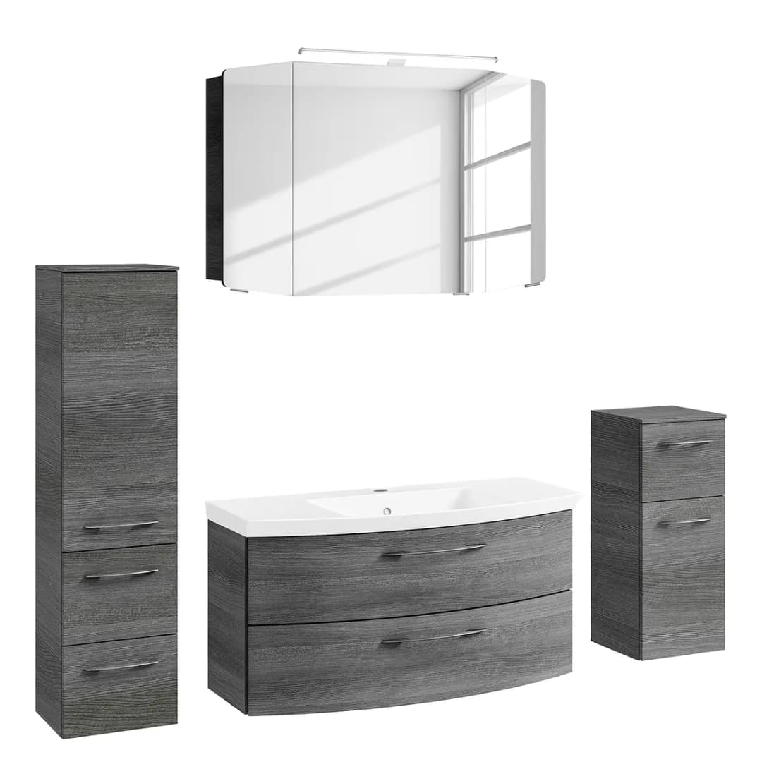 Badezimmerset Cassca IV | Grau